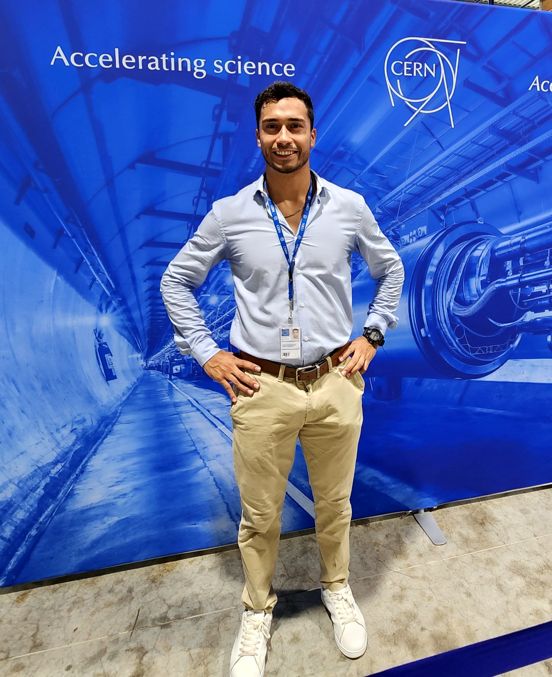Marcelo Vidal_estudiante_Instituto Milenio Saphir en el CERN