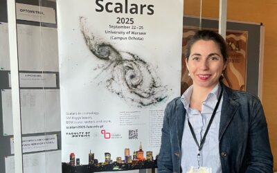 Giovanna Cottin representa a SAPHIR y a Física PUC en la Conferencia Internacional “Scalars 2025”, en Polonia