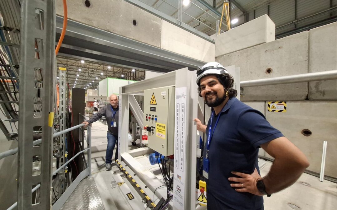 Ingeniería chilena levanta su lugar en el CERN: la Mesa Móvil supera su prueba más exigente